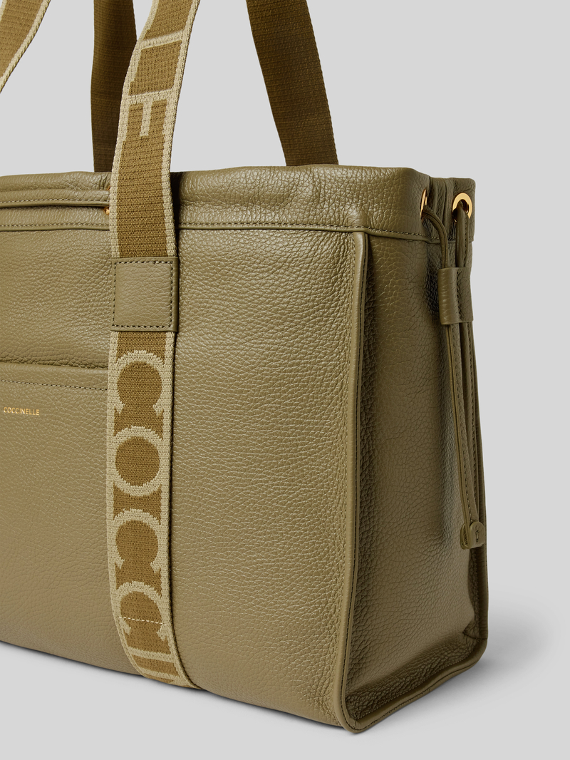 Coccinelle Handtas met labeldetails model '2DAY SIGNATURE'