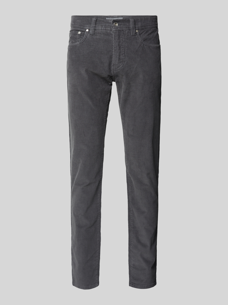 Pierre Cardin Tapered fit corduroy broek model 'Lyon'