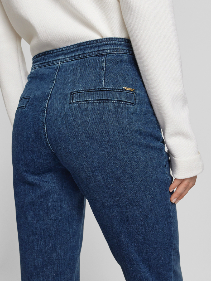 ROSNER Flared jeans met opgestikte zakken model 'ALISA'