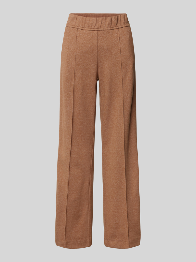 ROSNER Wide leg stoffen broek met elastische band model 'May'