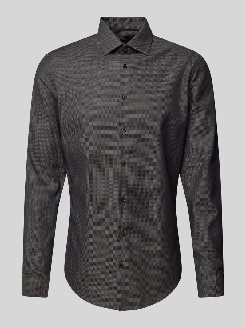Jake*s Slim fit zakelijk overhemd van puur katoen