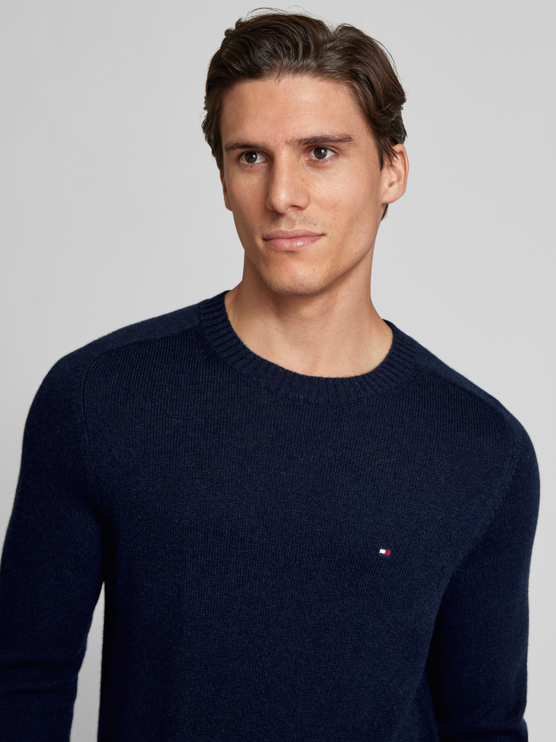 Tommy Hilfiger Wollen pullover met logostitching
