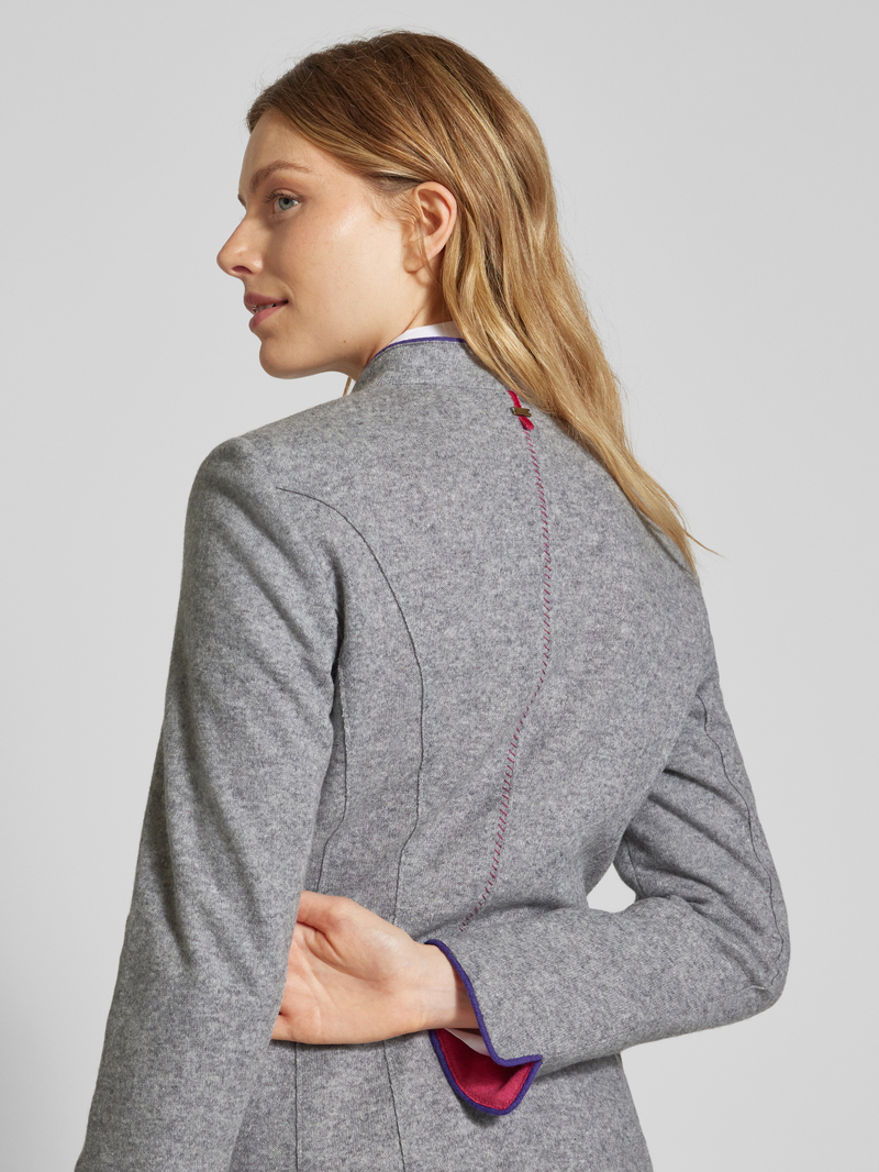 WHITE LABEL Lange blazer met knoopsluiting