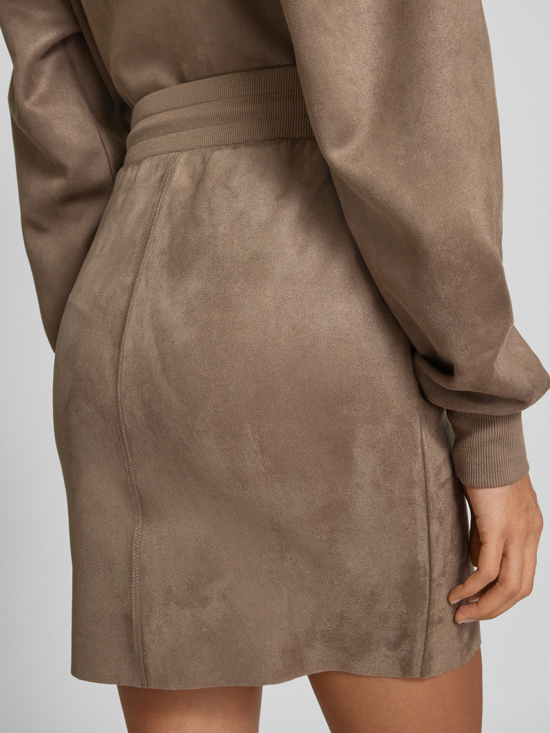 Guess Knielange rok in wildleerlook model 'TAMARA'