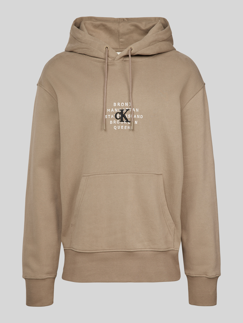 Calvin Klein Jeans Hoodie met labelstitching