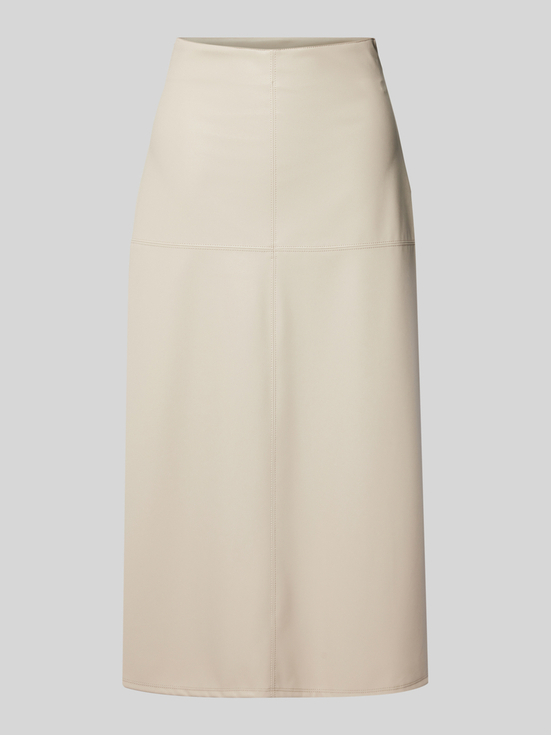 MaxMara Leisure Midirok in leerlook, model 'SCILLI'