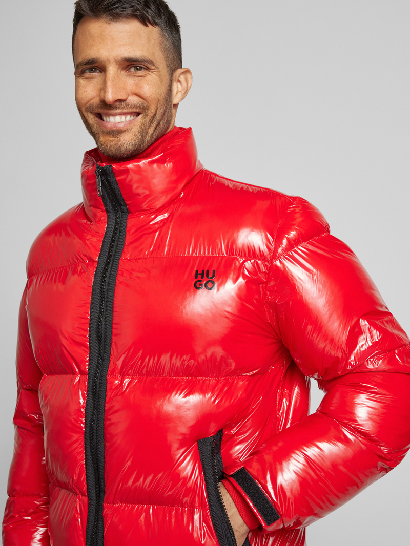 HUGO Gewatteerd jack met opstaande kraag model 'Biron'