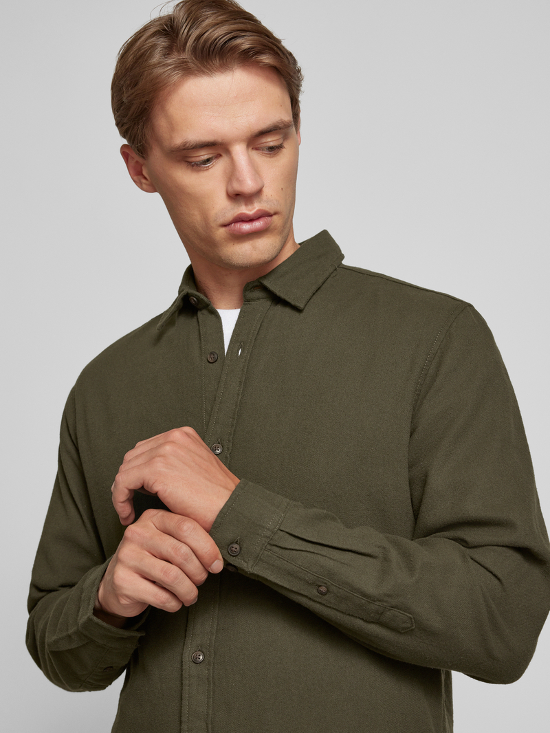 jack & jones Regular fit vrijetijdsoverhemd met kentkraag model 'JOSHUA'