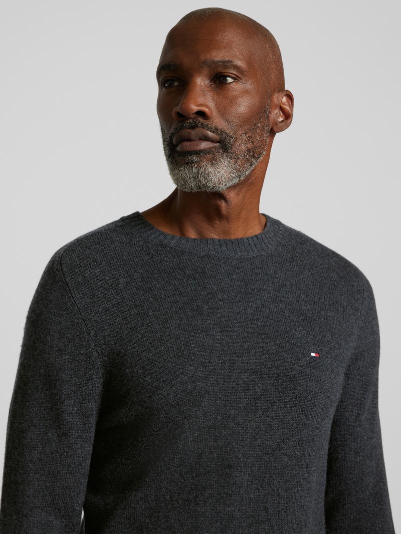 Tommy Hilfiger Wollen pullover met logostitching