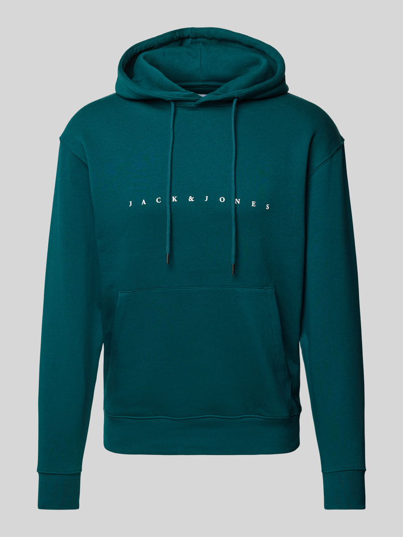 jack & jones Hoodie met labelprint