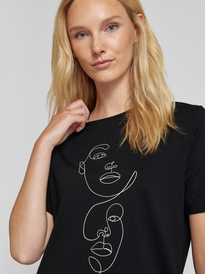 Vila T-shirt met ronde hals model 'COLBA'