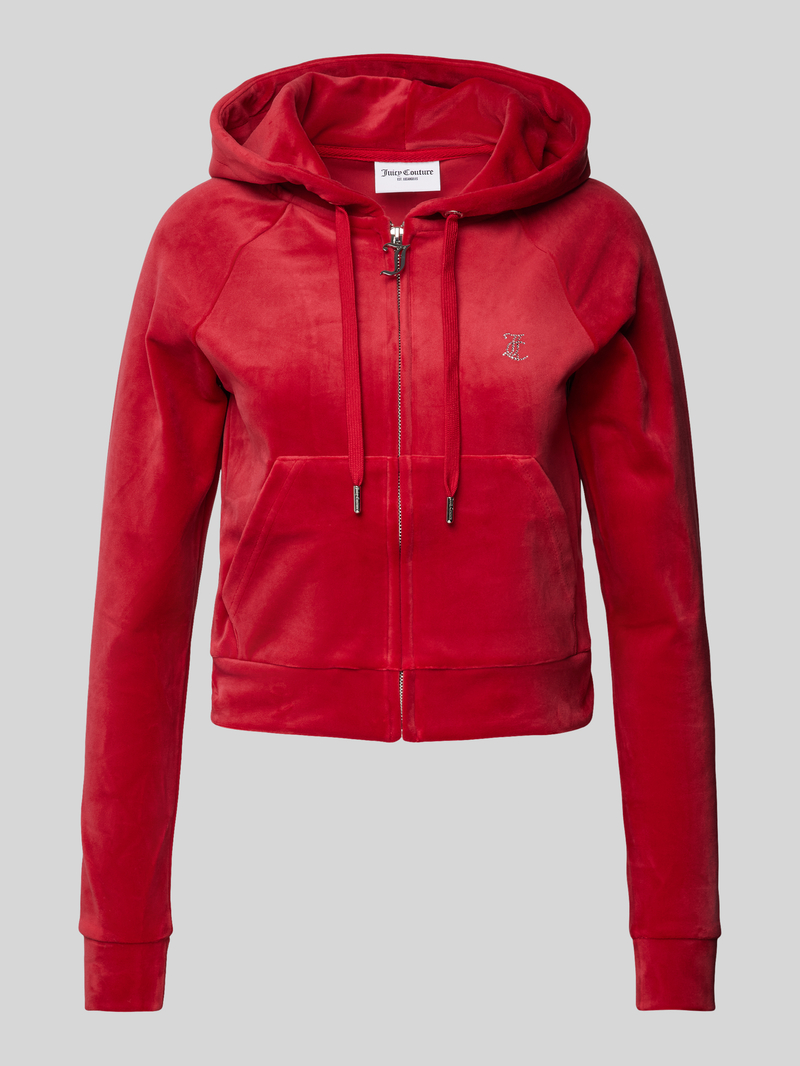 Juicy Couture Sweatjack met capuchon model 'MADISON'