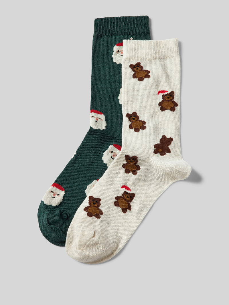 Jake*s Casual Sokken met motiefstitching