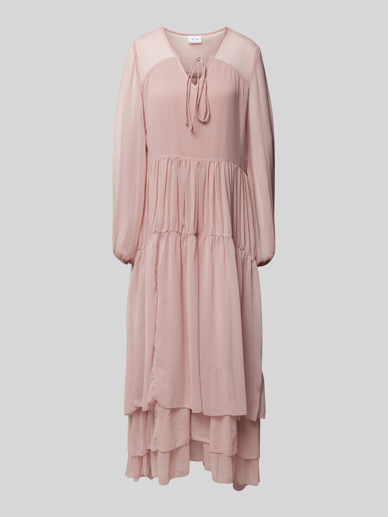 Vila Maxi-jurk in laagjeslook model 'KALE'