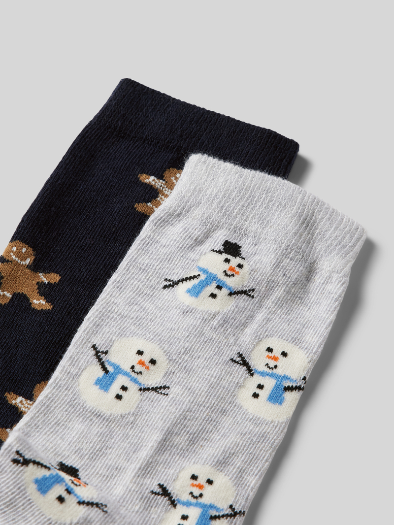 Jake*s Casual Sokken met motiefstitching