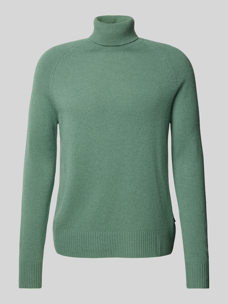 CK Calvin Klein Gebreide pullover van wol met labeldetail