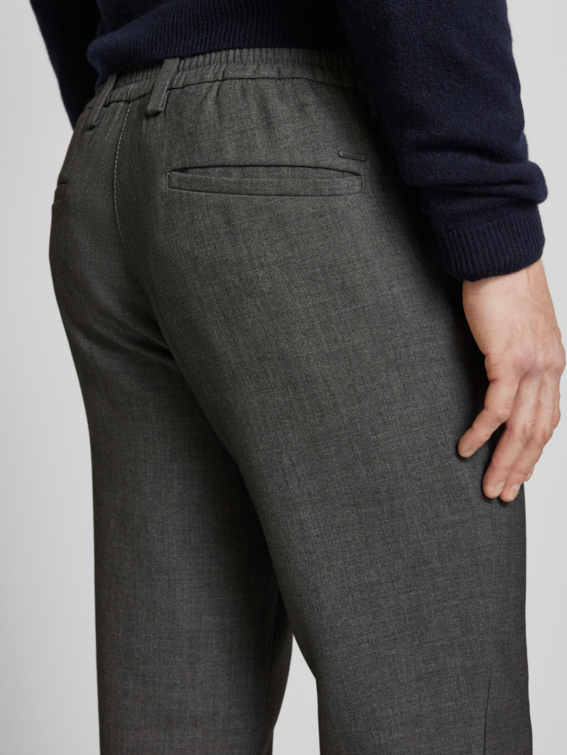 MAC Regular fit broek met riemlussen model 'Lennox'