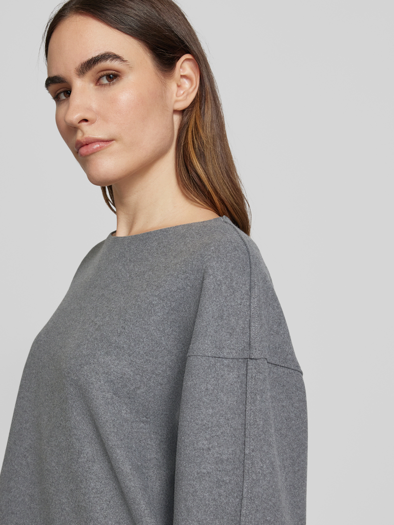 Opus Oversized sweatshirt met ronde hals model 'Gudila'