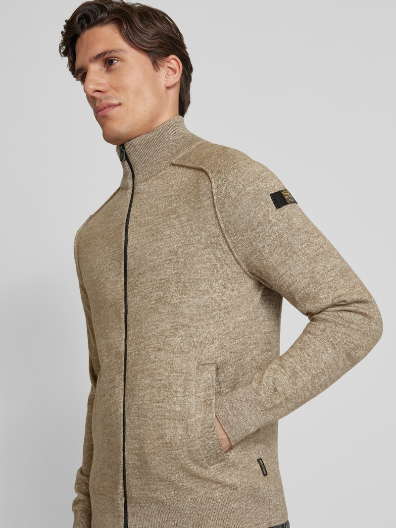 PME Legend Gebreid jack met labelpatch