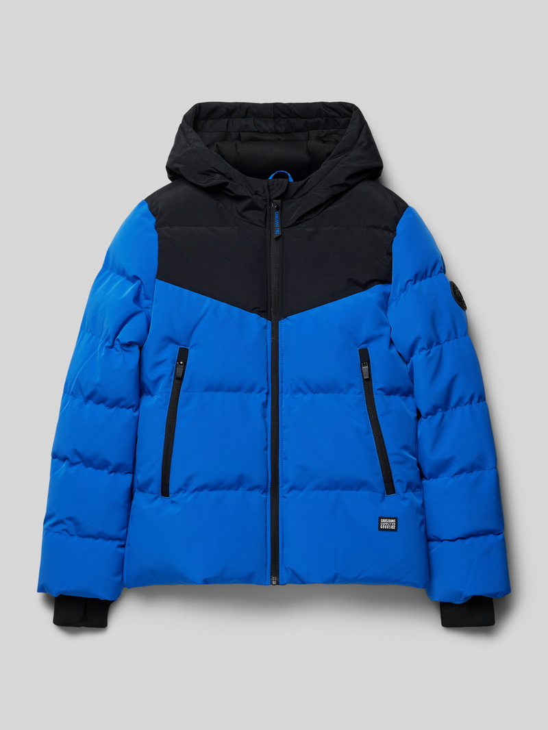 CARS JEANS Gewatteerd jack met labelpatch model 'AMBOY