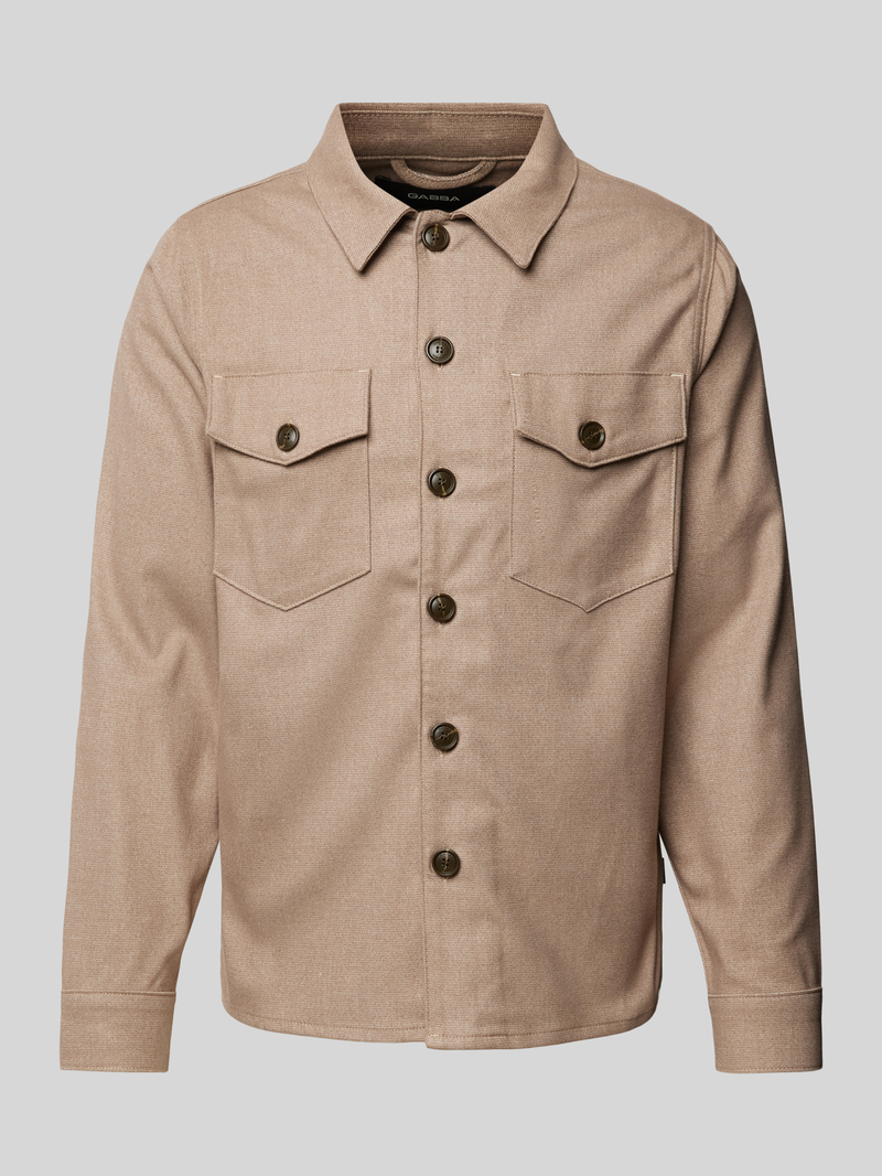 GABBA Overhemdjack met borstzakken model 'CLIPPER'