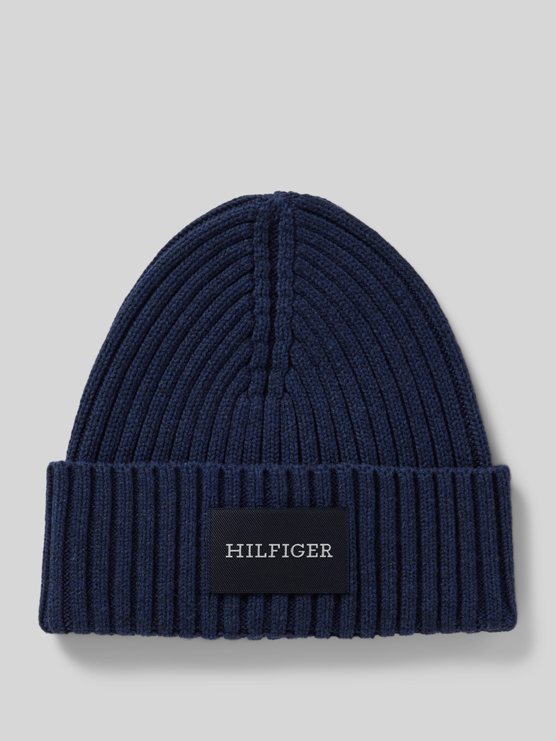 Tommy Hilfiger Muts met labelpatch model 'MONOTYPE'