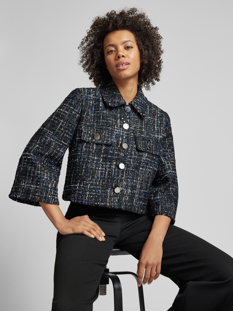 Liu Jo White Korte blazer met 1 2-mouwen