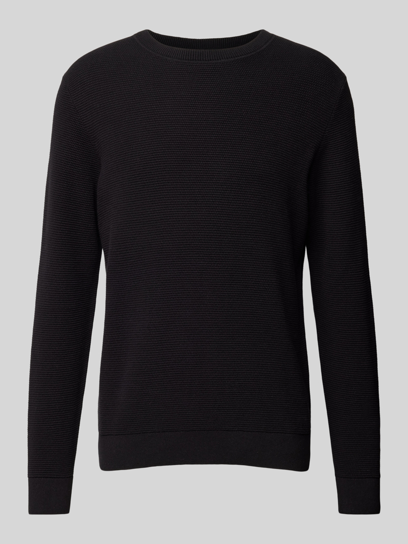 Selected Homme Gebreide pullover met ribboorden model 'ROSS'