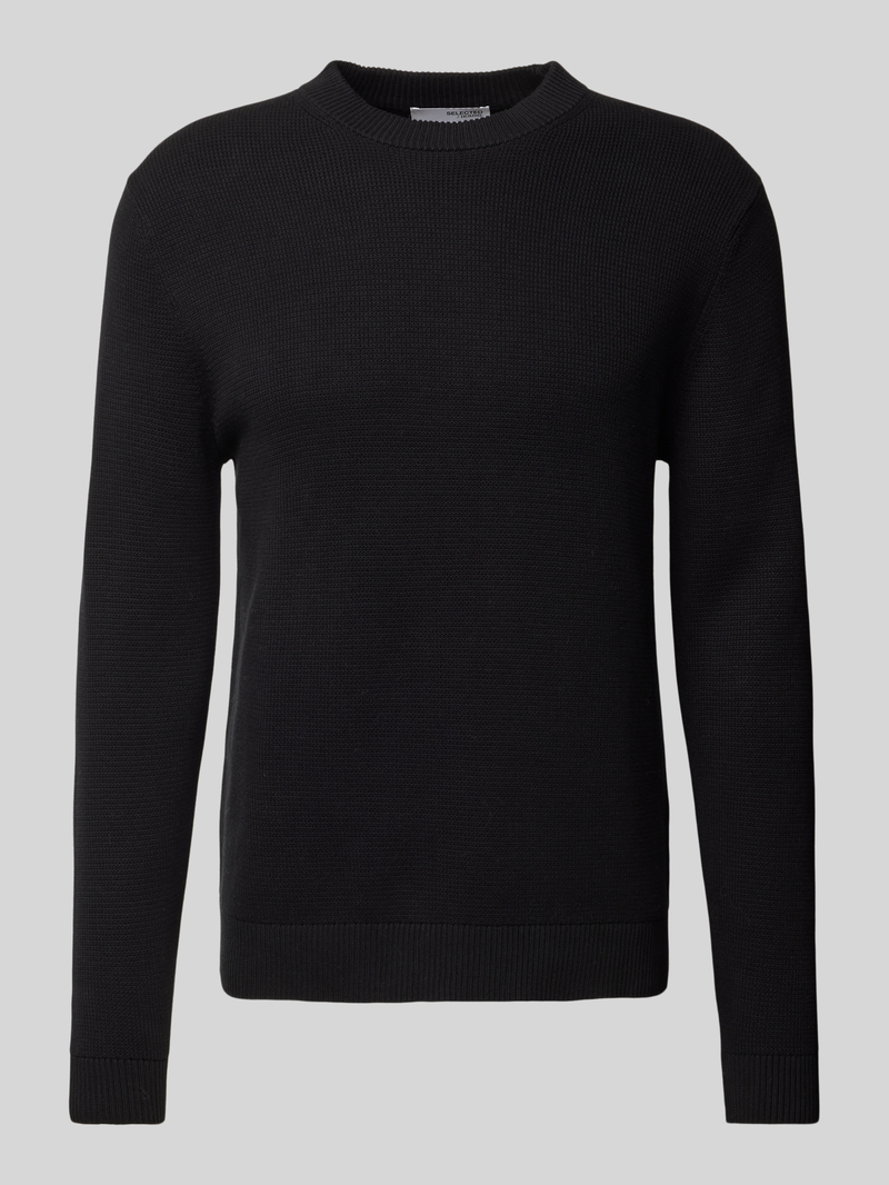 Selected Homme Gebreide pullover met ronde hals model 'DANE'