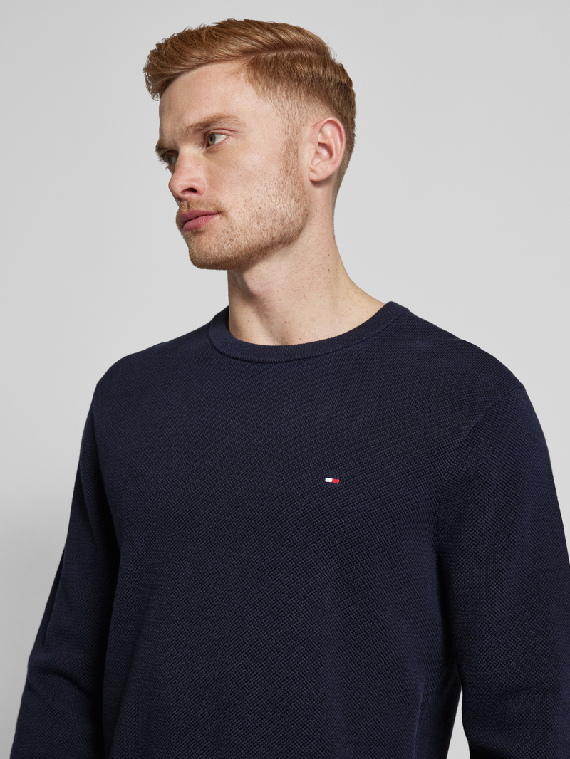 Tommy Hilfiger Gebreide pullover met logostitching