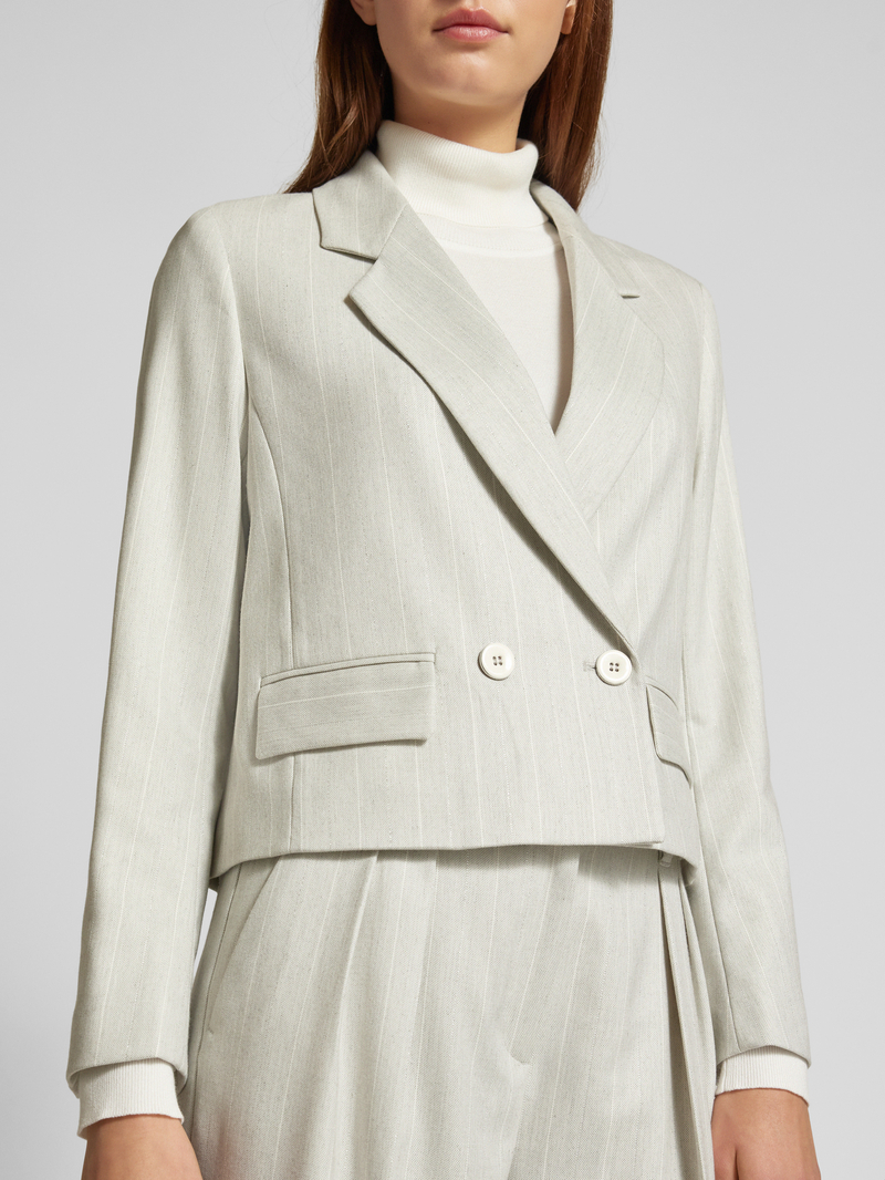 Marc Cain Regular fit blazer met klepzakken