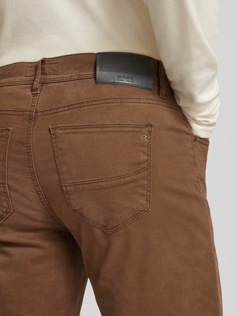 BRAX Stoffen broek met knoop- en ritssluiting model 'CADIZ'