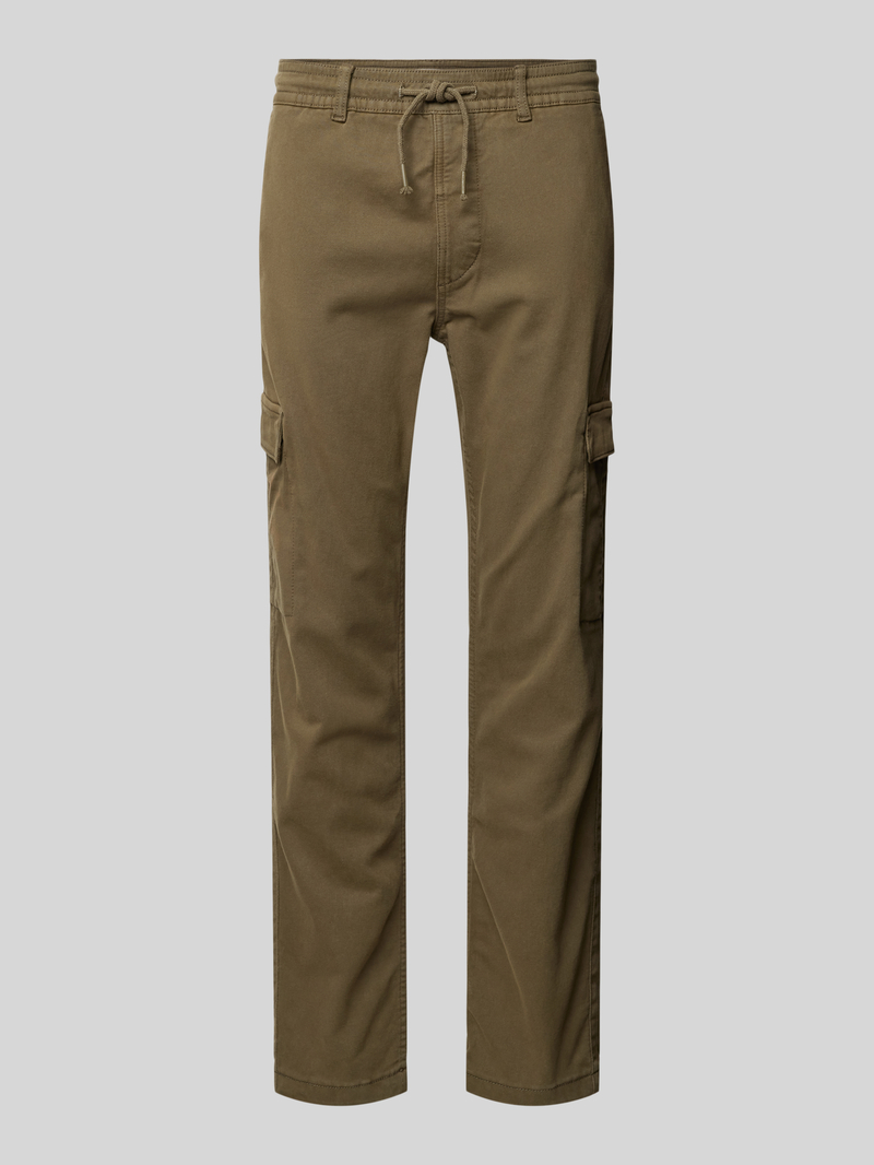 Pepe Jeans Slim fit cargobroek met tunnelkoord model 'Gymdigo'