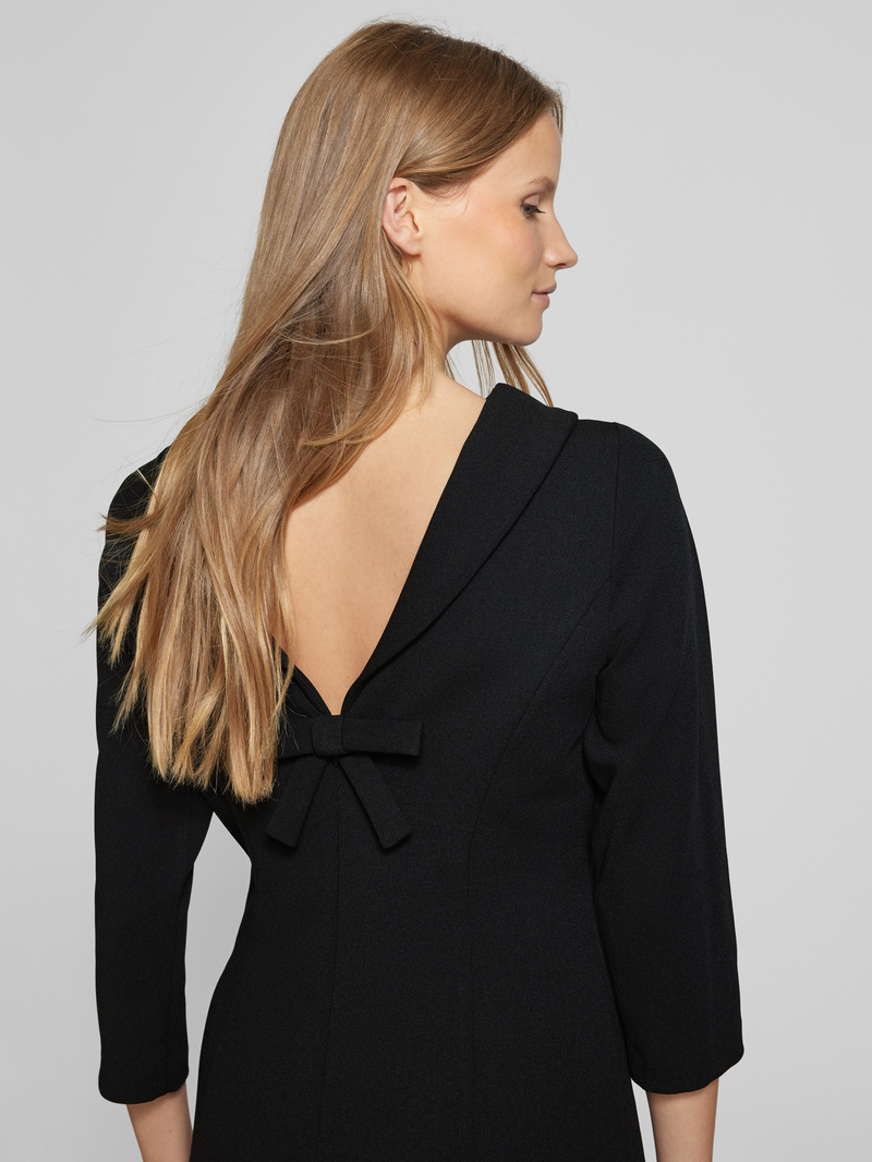 Adrianna Papell Knielange cocktailjurk met 3 4-mouwen