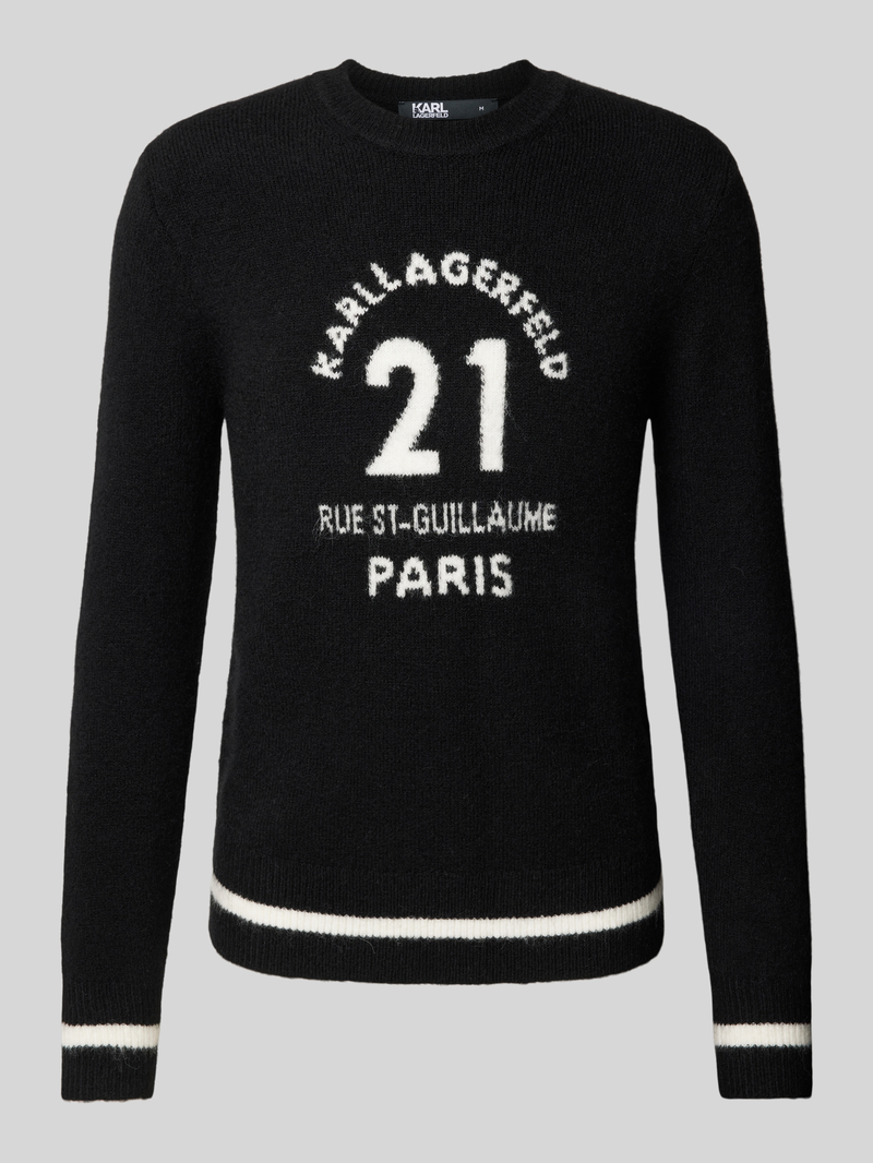 Karl Lagerfeld Gebreide pullover met labeldetails