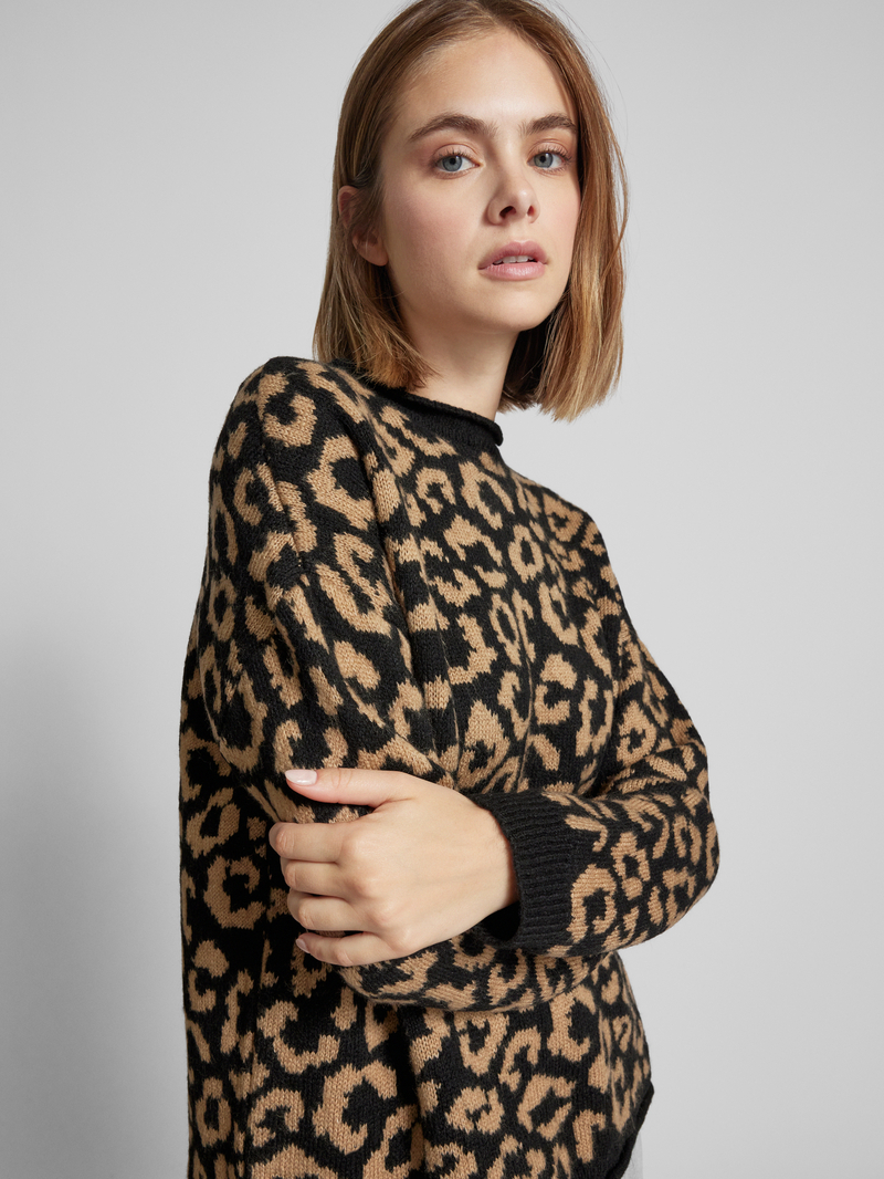 Only Gebreide pullover met ribboorden model 'JADE'