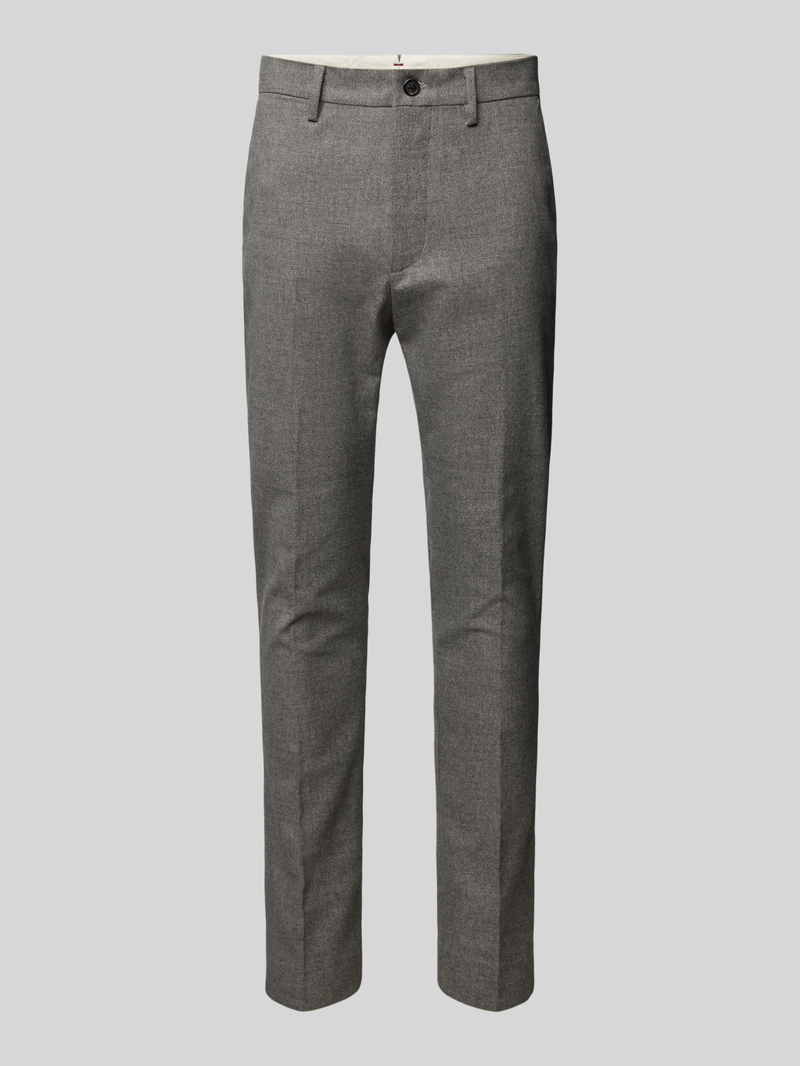 Tommy Hilfiger Regular fit broek met persplooien, model 'BLEECKER'