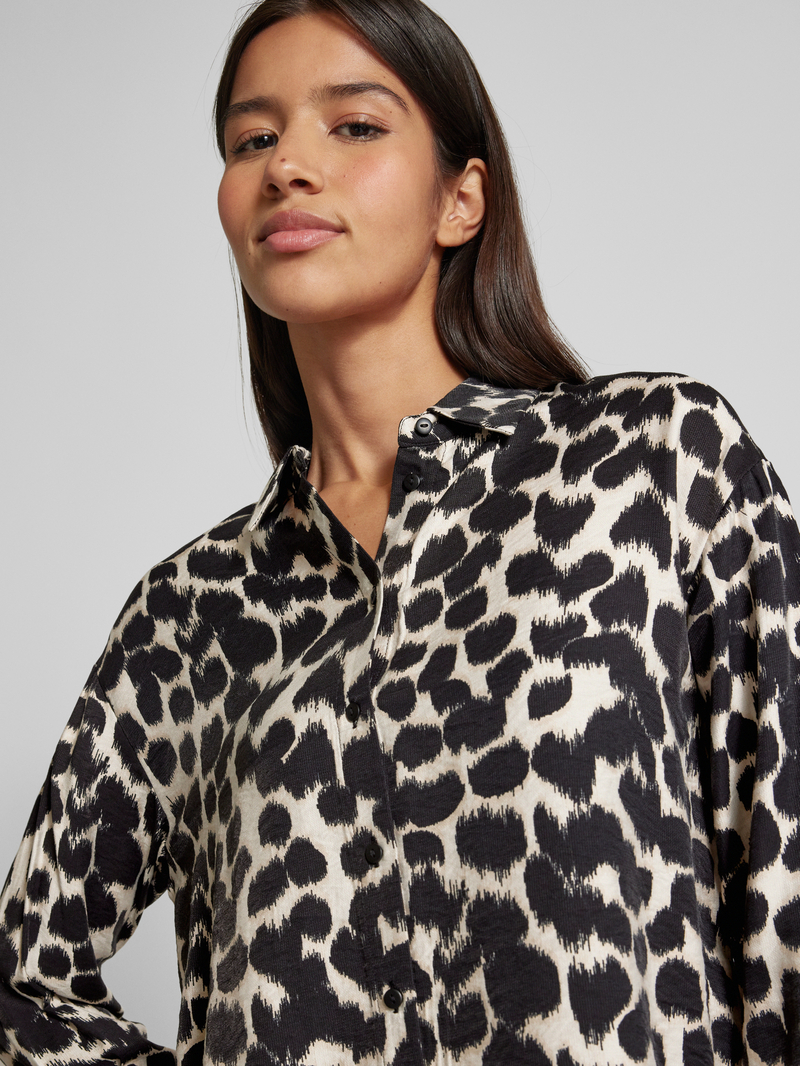 MSCH Copenhagen Overhemdblouse met knoopsluiting model 'Otteli'