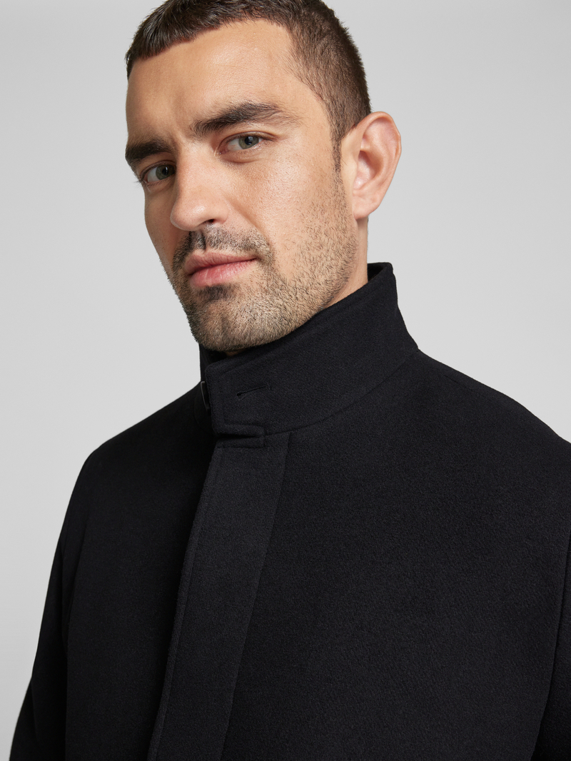 Jack & Jones Premium Lange jas van wolmix model 'WILSON'