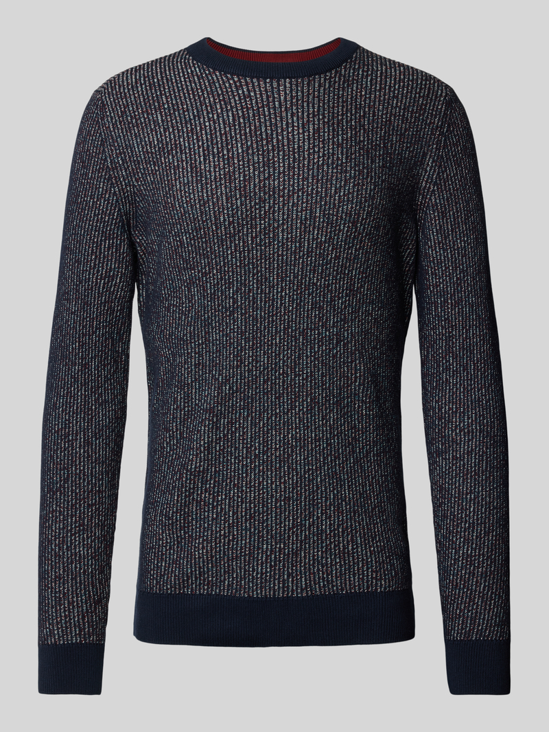 Tom Tailor Regular fit gebreide pullover van ademend en zacht katoen