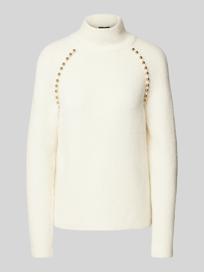 MOS MOSH Wollen pullover met sierknopen, model 'Zora'