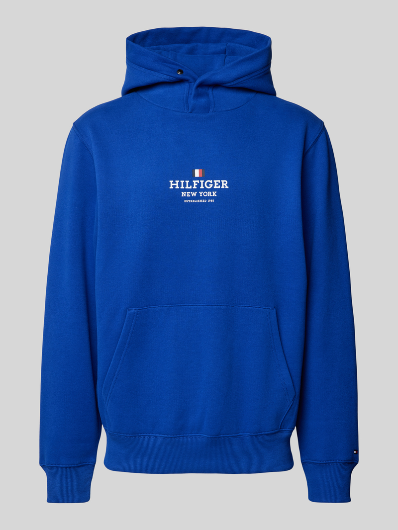 Tommy Hilfiger Hoodie met labelprint en kangoeroezak