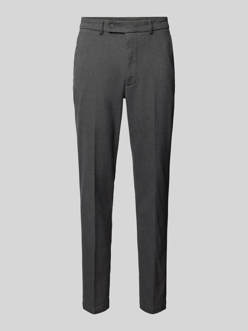 CINQUE Slim fit stoffen broek met persplooien model 'BRAVO'