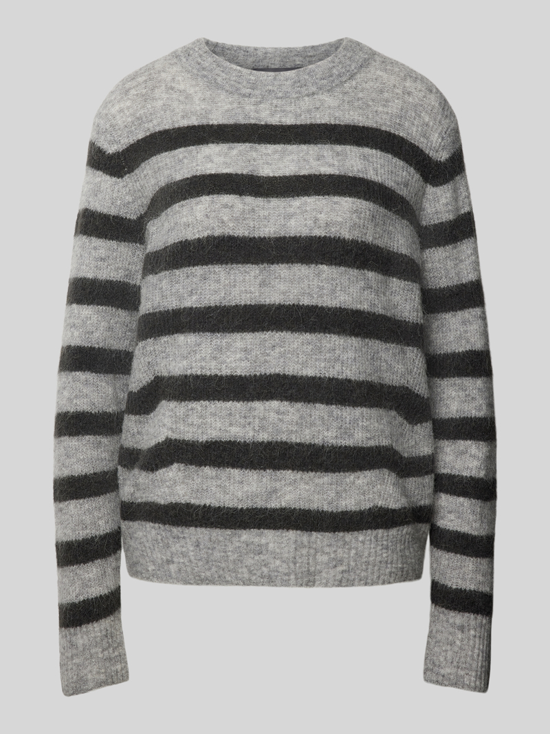 MOS MOSH Gebreide pullover met ronde hals model 'THORA'