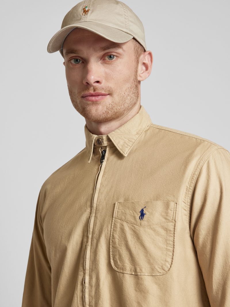Polo Ralph Lauren Classic fit vrijetijdsoverhemd met ritszak