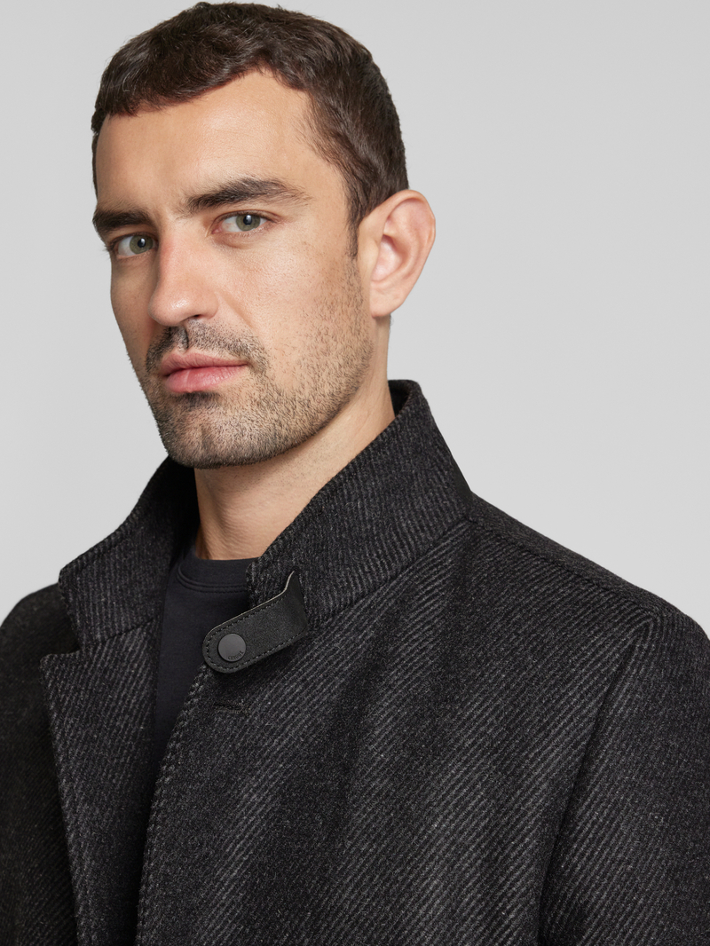 CINQUE Lange jas met opstaande kraag model 'Choice'