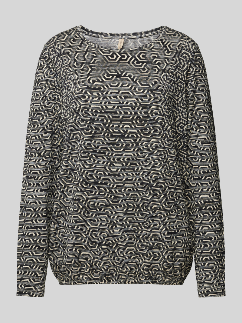Soyaconcept Shirt met lange mouwen en ronde hals model 'GALINA'
