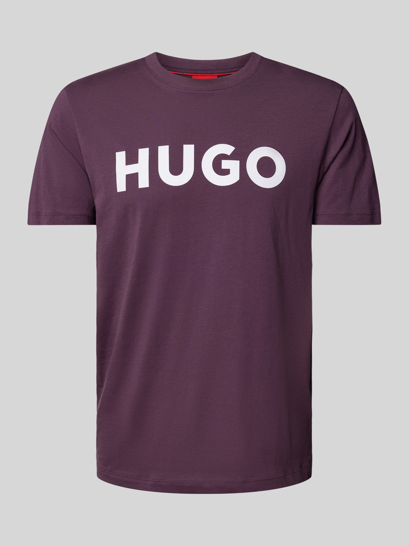 HUGO Oversized T-shirt met ronde hals, model 'DULIVIO'