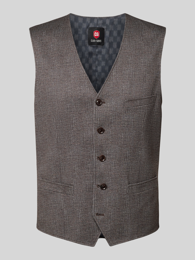 CG Club of Gents Gilet met strookzak model 'Mosley'