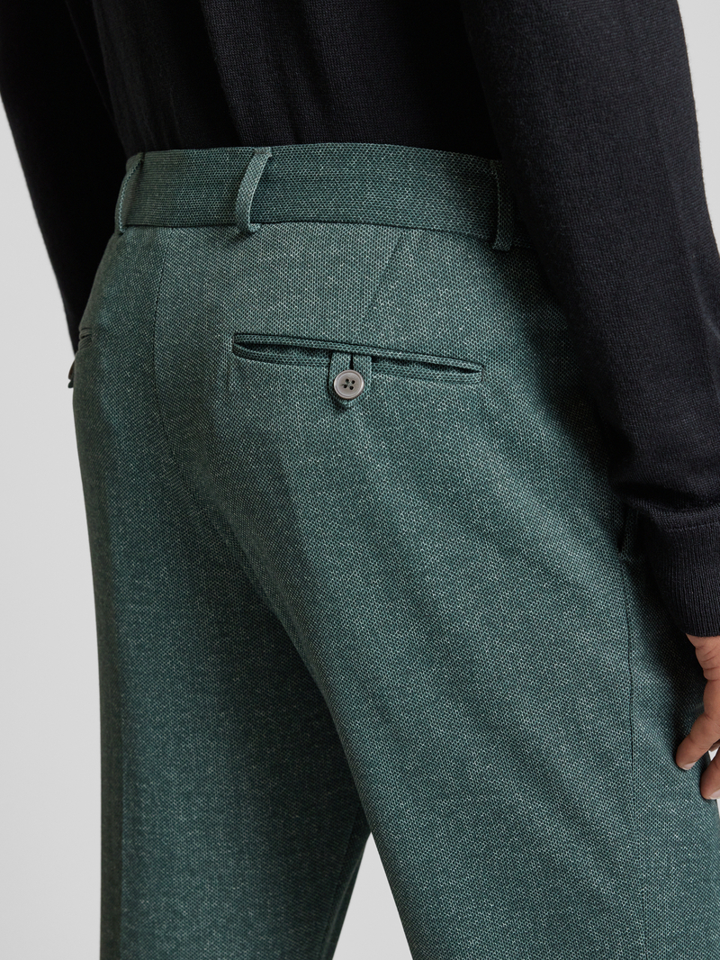 Zuitable Stoffen broek met tunnelkoord model 'Spartaflex'